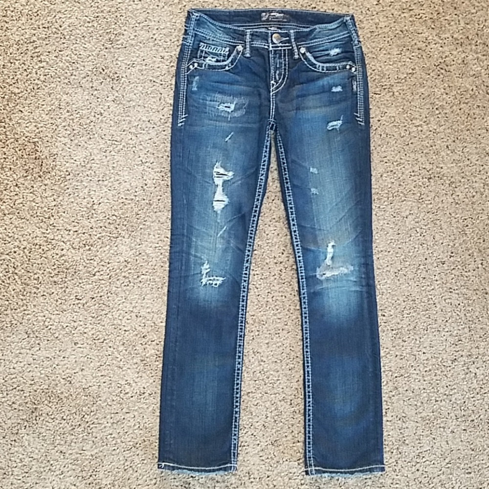 SILVER Aiko Baby Boot Jeans - 25 x 31